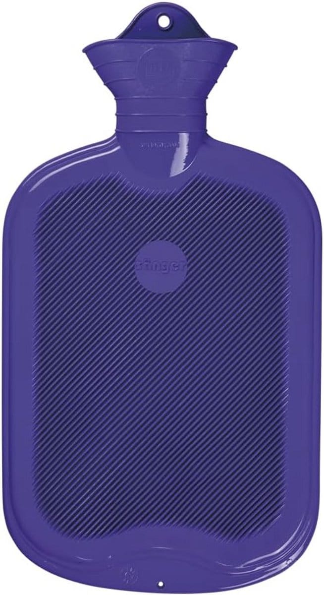 Warmwaterkruik - Kruik - Warmte geven - Natuurlijk rubber - 2 liter - Lila