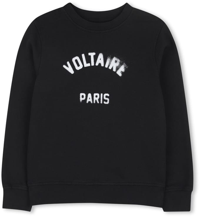 Zadig & Voltaire - Sweater logo - Black - Maat 152