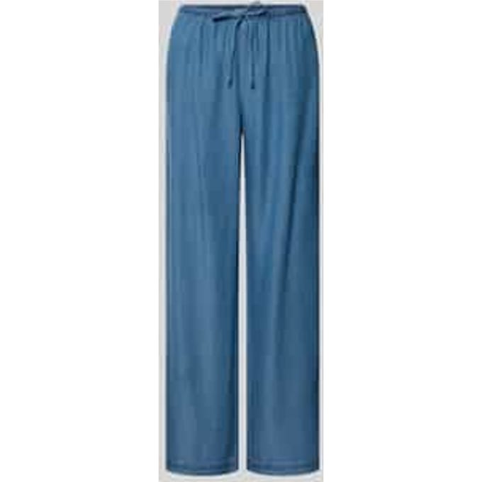 Wide leg broek van lyocell model 'CHARIS'