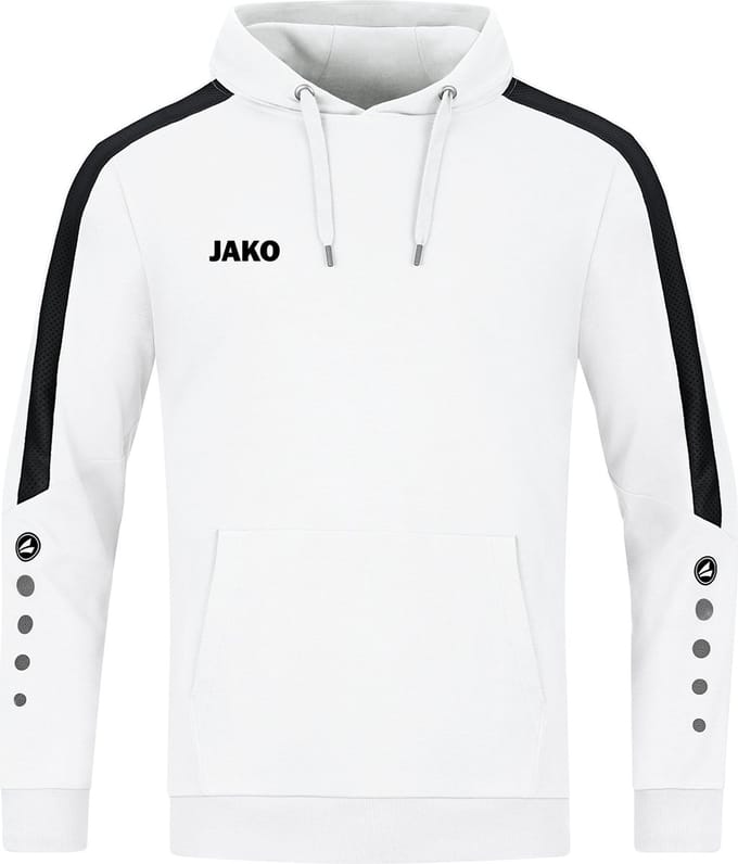 Jako Power Sweater Met Kap Dames - Wit | Maat: 34
