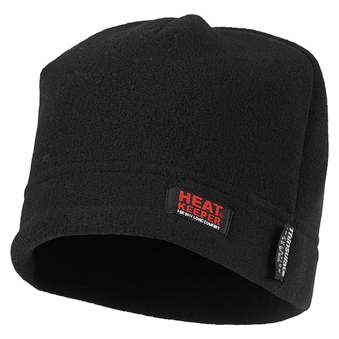 Heatkeeper - Thermo Muts Heren - Fleece - Zwart - One Size - 2-Stuks