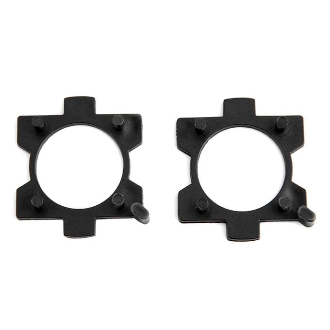 Lot de 2 adaptateurs d'ampoule de phare LED H7, support de fixation L08 pour Mazda CX5 CX7 black