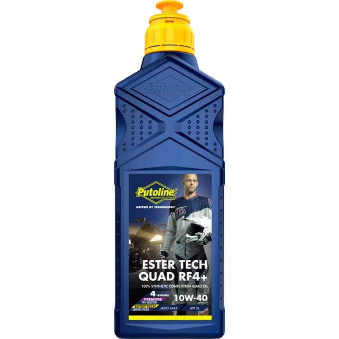 Motorfietsolie 4 t semisynthetisch Putoline 10W-40 Ester Tech Quad RF 4+