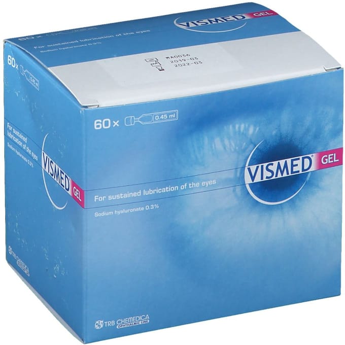 Vismed Gel Bevochtigen Ogen 0,3% Fl 60 X 0,45ml