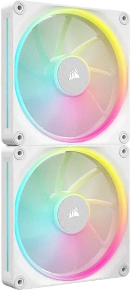 Corsair CO-9051032-WW koelsysteem voor computers, computerbehuizing ventilator, 14 cm, wit, 2 stuks