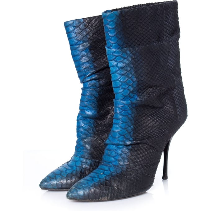 Giuseppe Zanotti Python leren halve laarzen