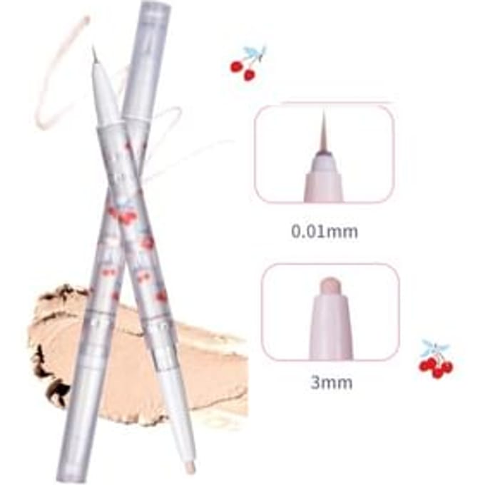 FLORTTE - 2 in 1 Eyeliner - 4 Colors (G01-4) #G01 Chubby - 0.35g+0.2g