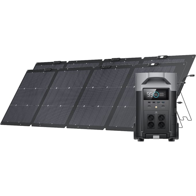 EcoFlow DELTA Pro Solar Generator (PV220W)