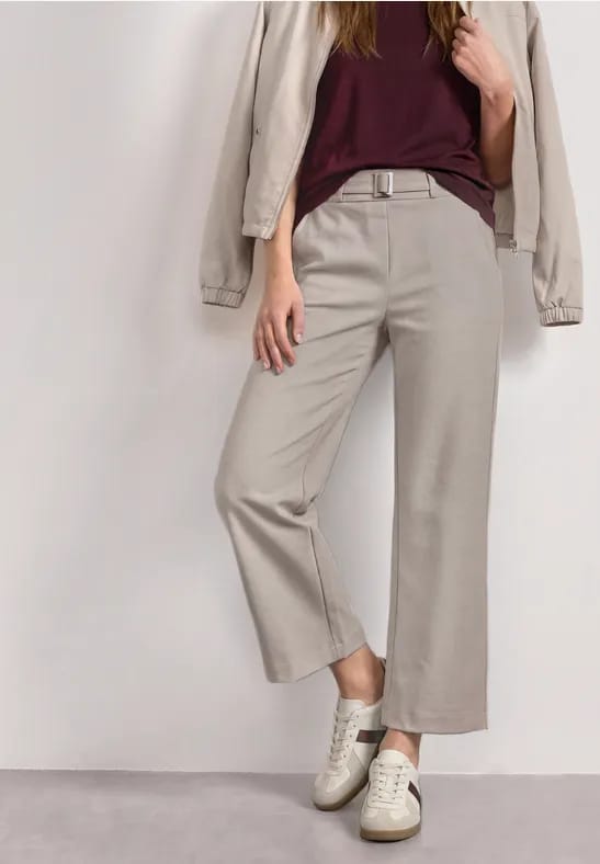 High Waist Culotte met gespdetails