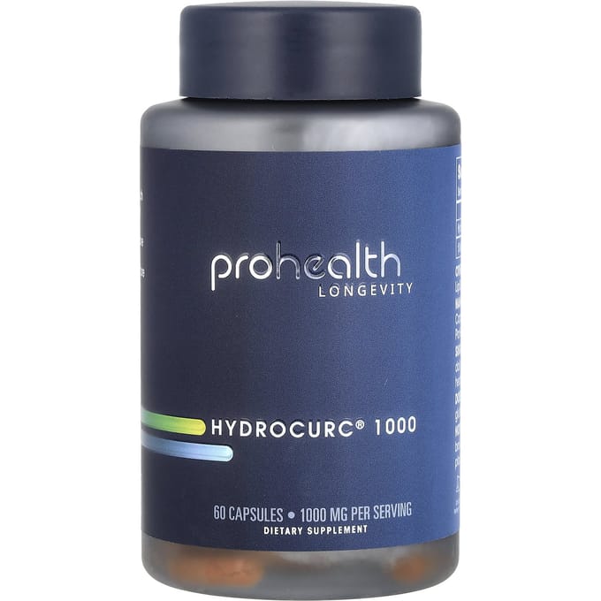 ProHealth Longevity, Hydrocurc® 1 000, 1 000 mg, 60 capsules (500 mg par gélule)