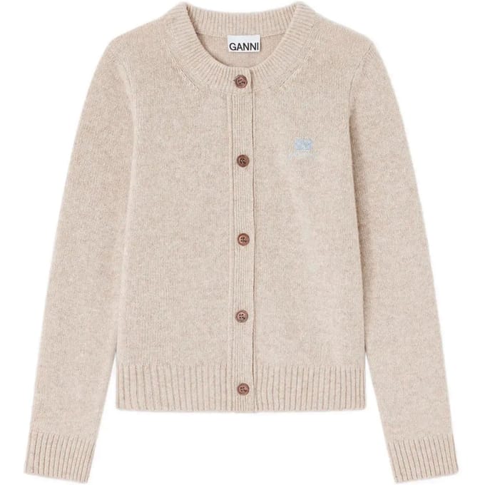 Ganni Shirts Beige