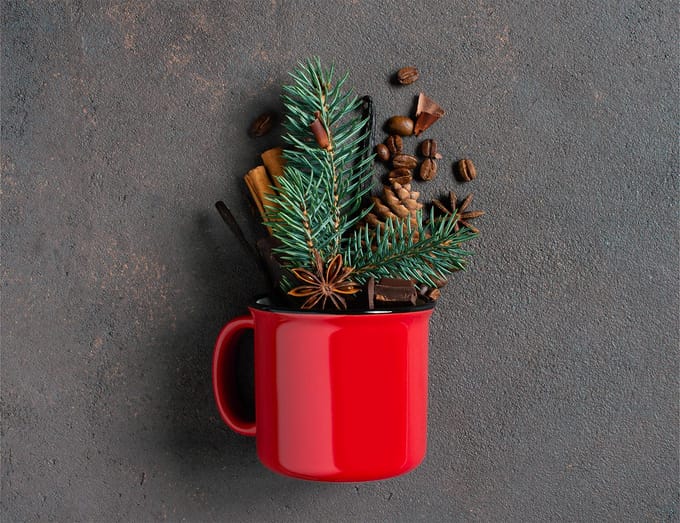TMK ArtDeko Serie - Snijplank - Glas - 52x40 cm - Kerst Thema