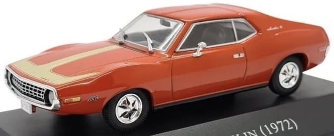 Atlas AMC Javelin - Modelauto - Schaal 1:43 - Rood/Goud