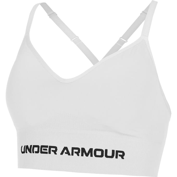 Under Armour Vanish Seamless Low Sport-bh Dames Wit K100