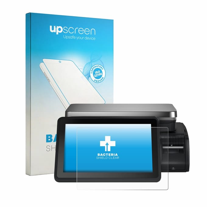 upscreen - Screenprotector voor Bizerba Q1 expert 100 12.1" - Folie Beschermfolie transparant antibacterieel