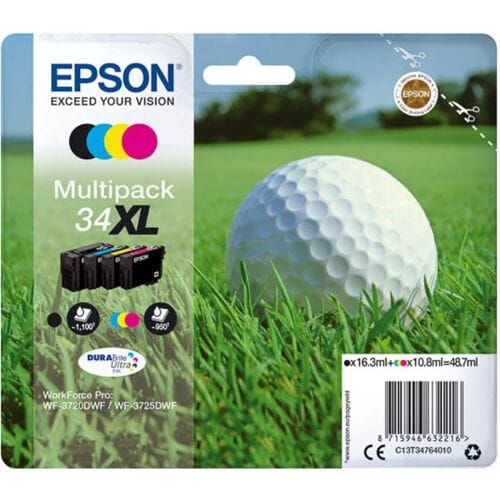 Epson Inktcartridge 34XL (C13T34764010) 4-kleuren Multipack Hoge capaciteit