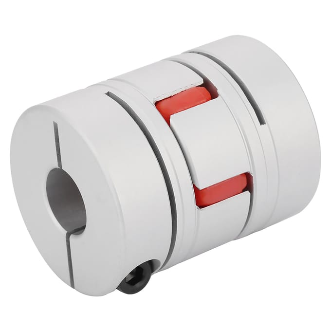 Coupleur à mâchoires flexibles D40 L50, 1 pièce, pour arbre CNC, accouplement de moteur plus raide, 14 x 14 mm white