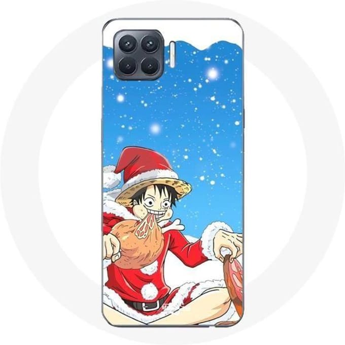 Coque pour Oppo A93 Anime One Piece Luffy Le jour de Noël 2023