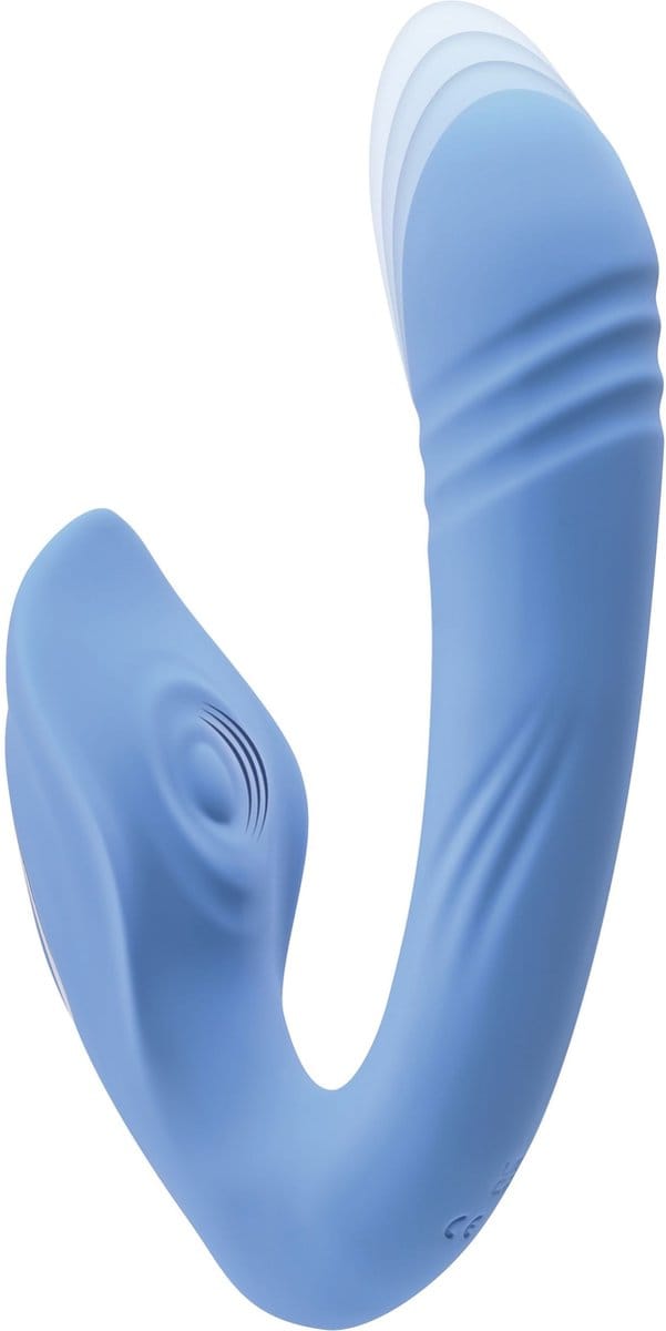 Evolved - Tap and Trust Vibrator - Lichtblauw
