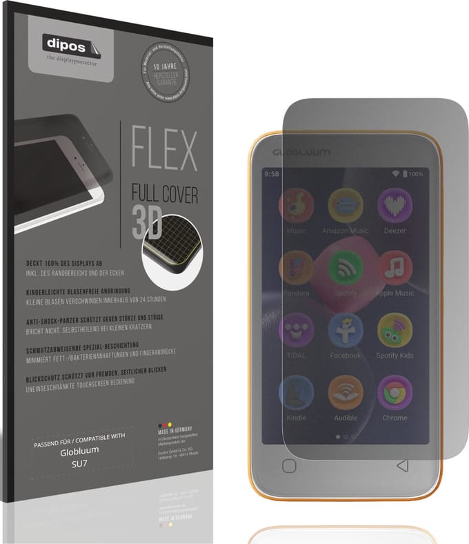 dipos FLEX – Matte Privacy Screenprotector geschikt voor Globluum SU7 | Volledige Schermbescherming | Case-Friendly