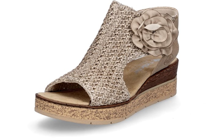 Sandalen met sleehak Rieker Sandalen