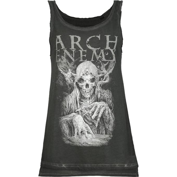 Arch Enemy Top - MMXX - S tot L - voor Vrouwen - antraciet