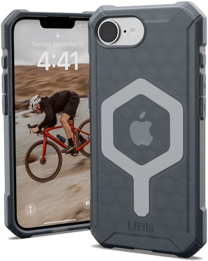 UAG - Essential Armor Magafe geschikt voor iPhone 16e (2025) Hoesje - ash | ash