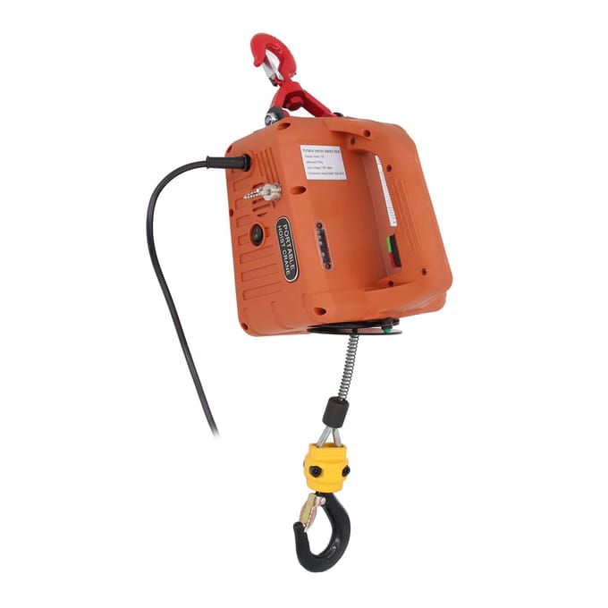Elektrische Takel Lier 1500W Draagbare Hef Tractie Takel met Bedrade en Draadloze Afstandsbediening