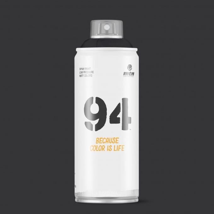 MTN94 Antraciet Grijze spuitverf - 400ml lage druk en matte afwerking