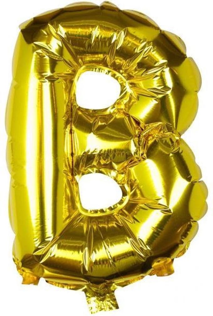 Ginger Ray Pick & Mix - Folieballon letter B - goud