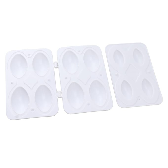 Lot de 2 moules à boulettes de viande manuels, pour pain de viande, presse à faire soi-même, outil de cuisson 4 L white
