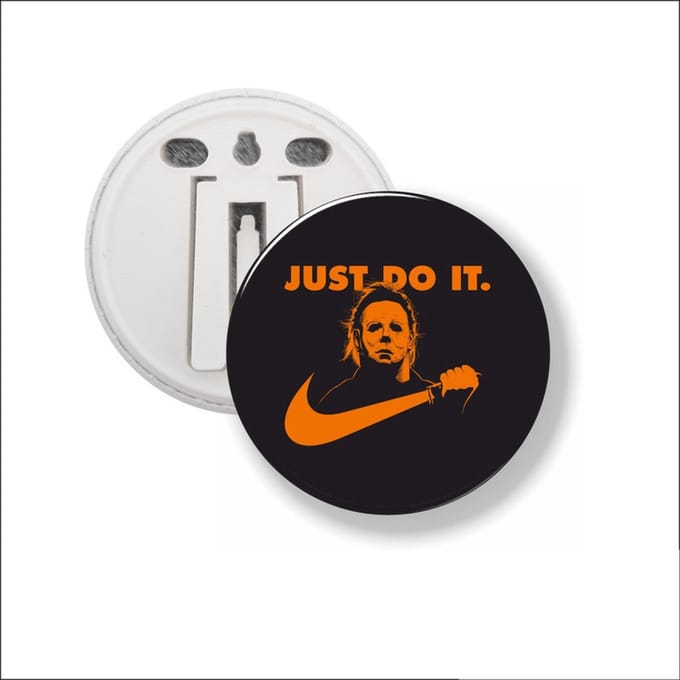 Button Met Clip 58 MM - Just Do It