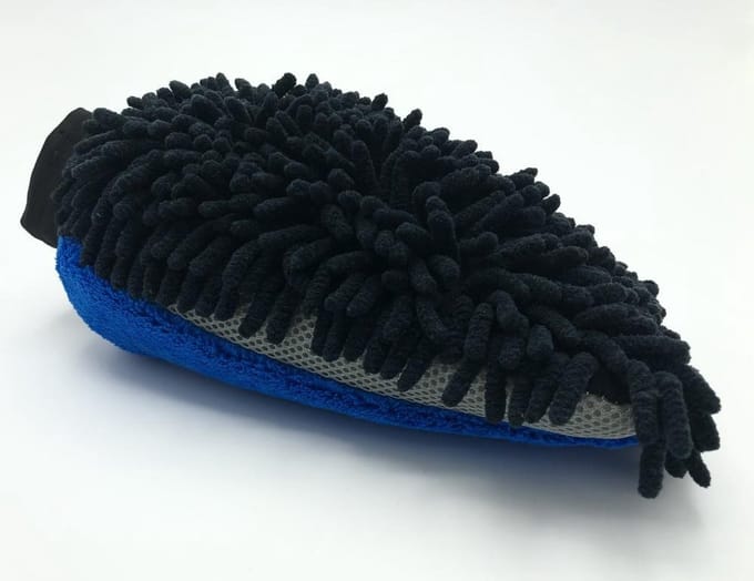 Detailmate-Wash-Mitt met drie werkzame zijdes