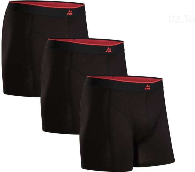 DANISH ENDURANCE Bamboe Boxershorts - Comfortabel Ademend Ondergoed - Heren - 3 paar - S