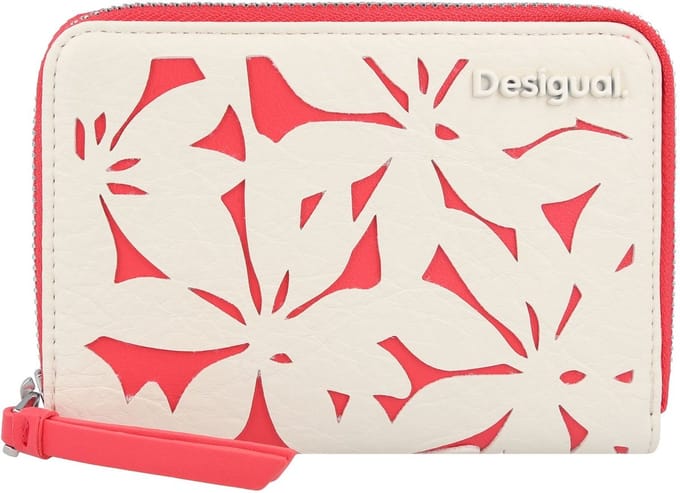Desigual Portemonnee Onyx Marisa Medium Wallet Coral Beige