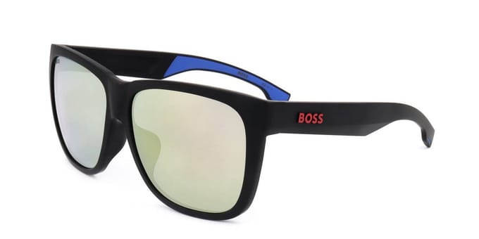 Hugo Boss BOSS 1453/F/S Matte black blue 61/14/145 MAN Zonnebrillen
