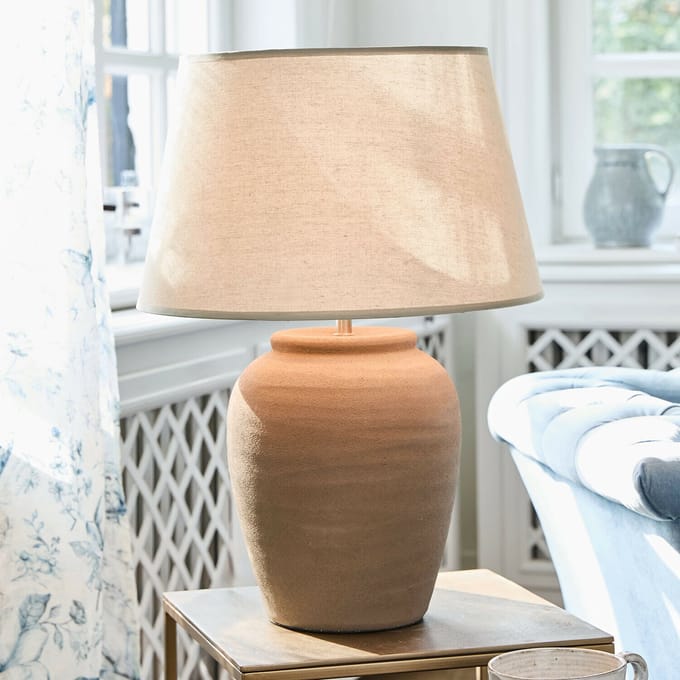 LOBERON Tafellamp Terralunas beige/crème