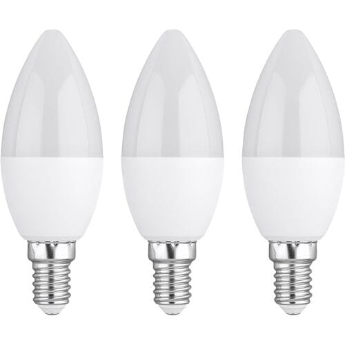 LIVARNO Set van 2 of 3 LED-lampen (3 kaarsen 4,2W E14)