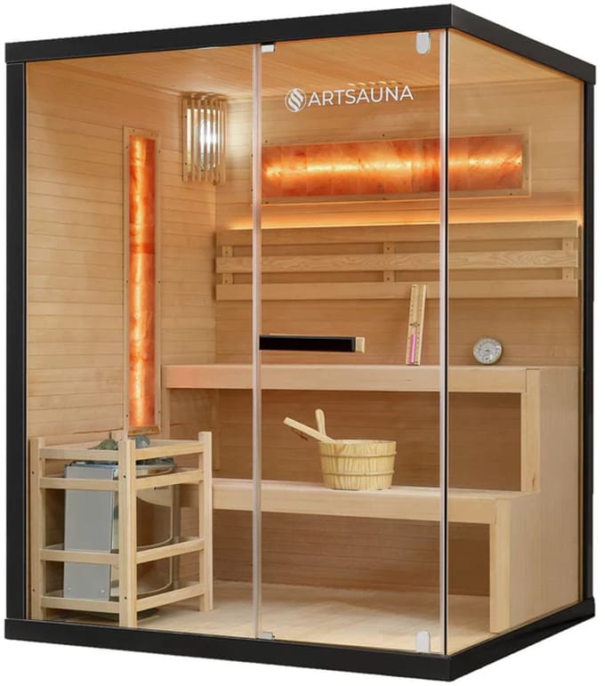 Traditionele Sauna Vantaa - 2-4 Personen - 150x140x190 cm
