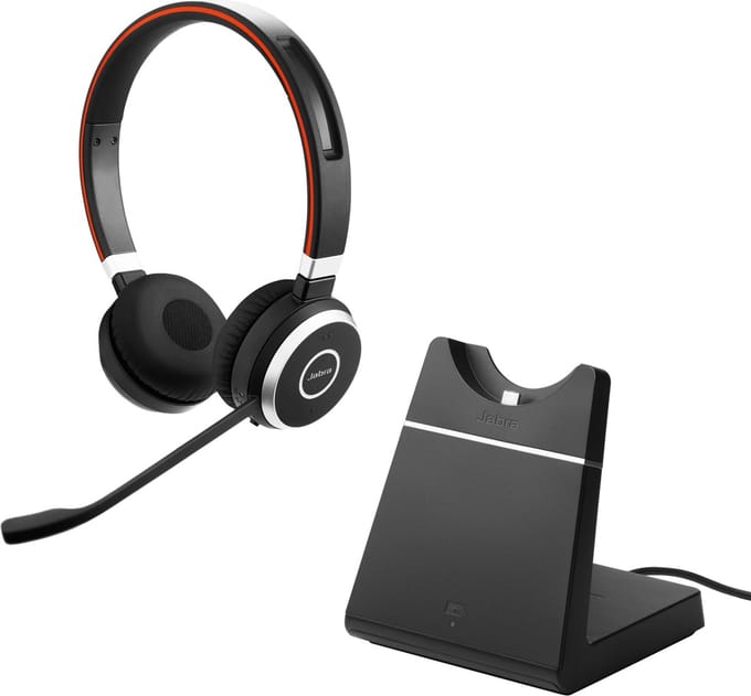 Jabra Evolve 65 UC Stereo met oplaadstandaard