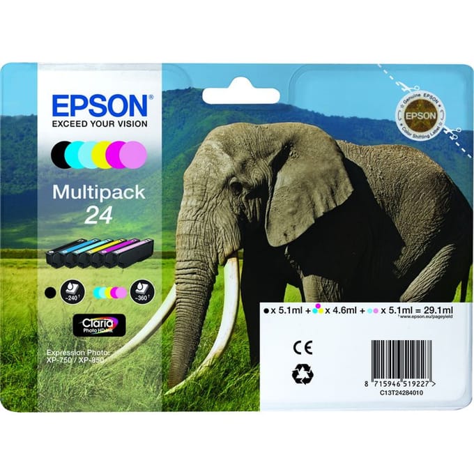 Epson Inktcartridge T2428 6-kleuren Multipack