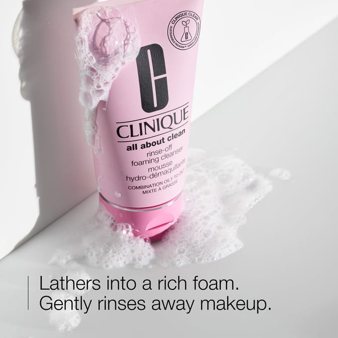 Clinique Gezichtsreiniger Rinse Off Foaming Cleanser Schoonmaken Unisex 150 ml