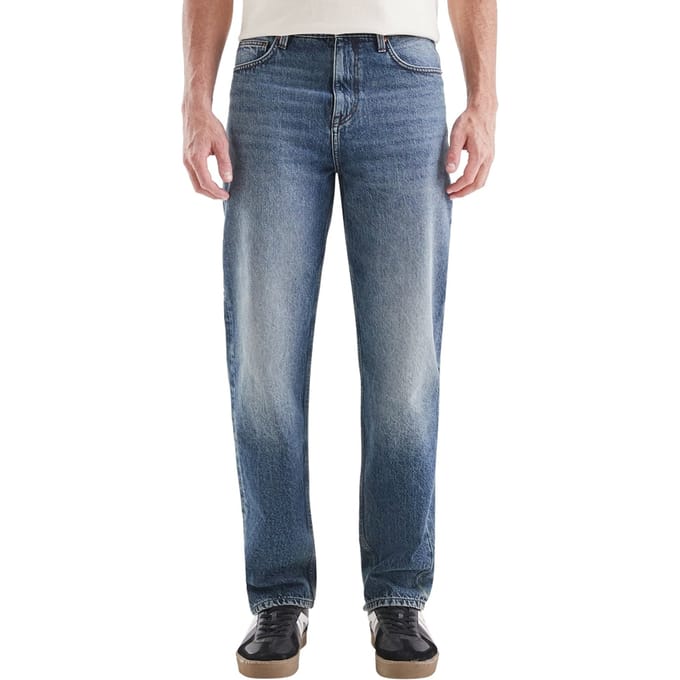 s.Oliver -qs Jeans Blue Denim Größe: W34L32 | Relaxed Fit Outlet | Herren | Blau