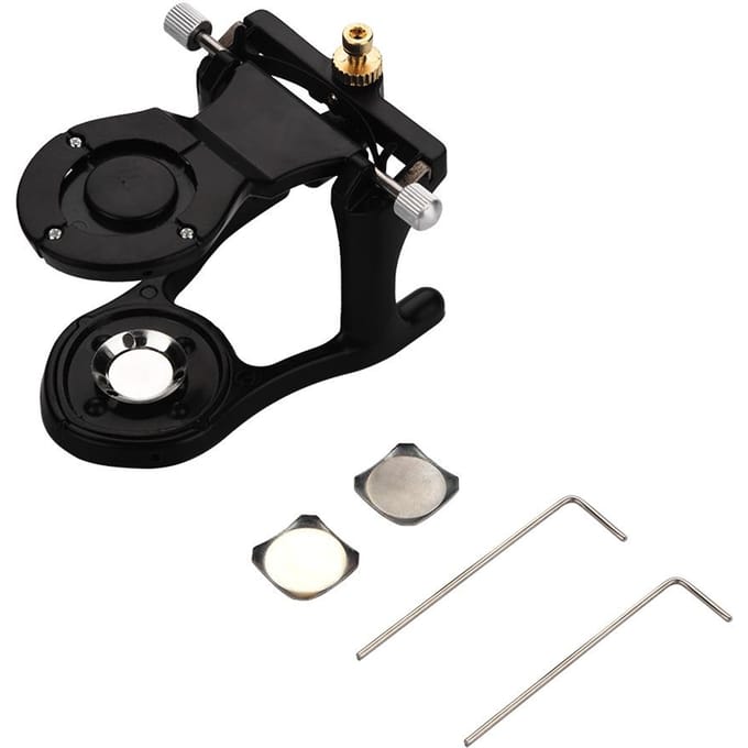 Tandtechnisch Laboratorium Gereedschap Verstelbare Volledige Mond Koperplating Prothese Tanden Articulator black