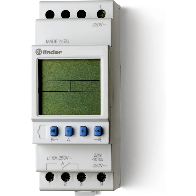 Finder Digitale Weektimer Schakelaar 16A 12V - 12.21.0.012.0000