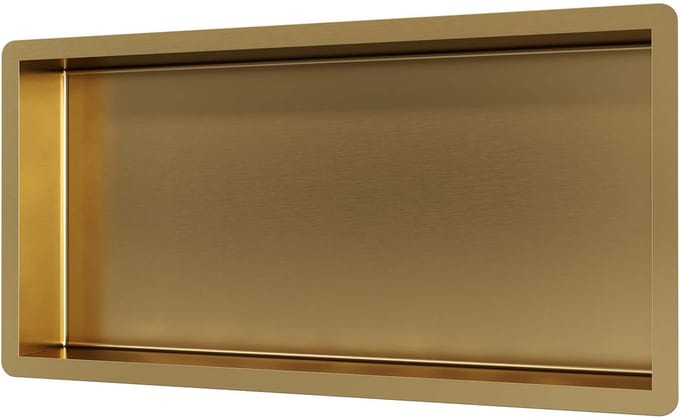 Brauer Gold Edition Inbouwnis - 60x30cm - PVD - geborsteld goud