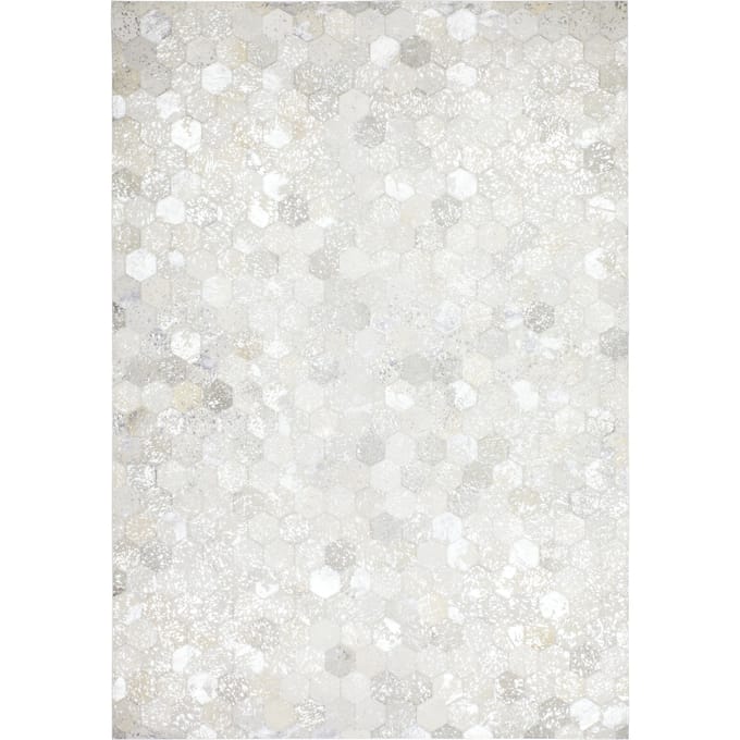 Vloerkleed Hex leer | Forte Collection
