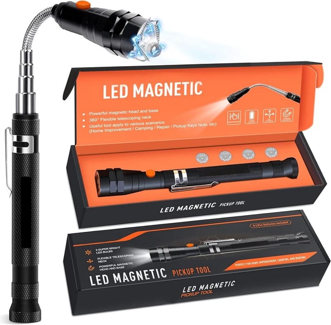 9-in-1 Multitoolpen met LED voor Hem