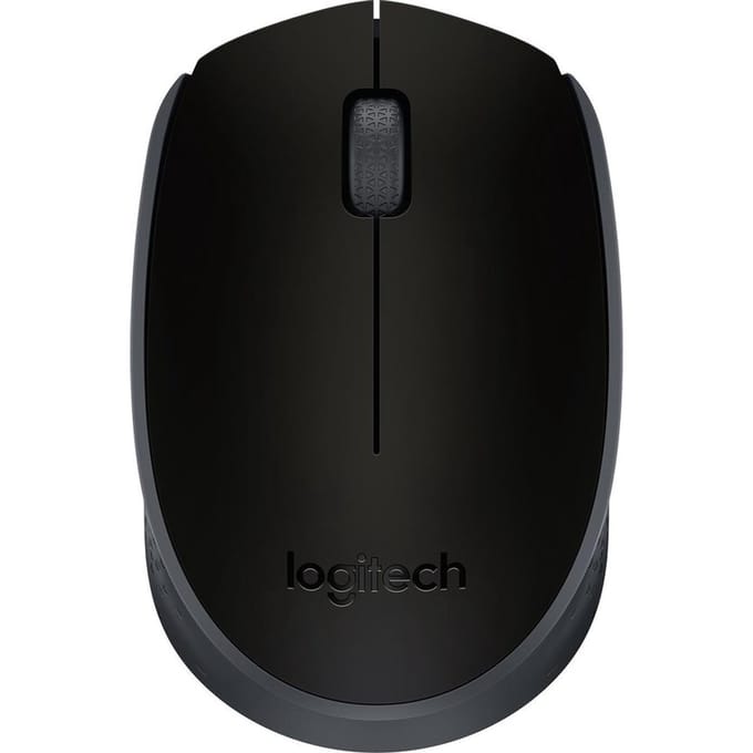 Logitech M171 Wireless - Muis - Optisch - 3 knoppen - Zwart