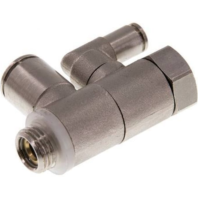 10mm & G1/4'' Indirect Gestuurde Vernikkeld Messing Terugslagklep Buitendraad Insteekkoppeling 0.5-10 bar